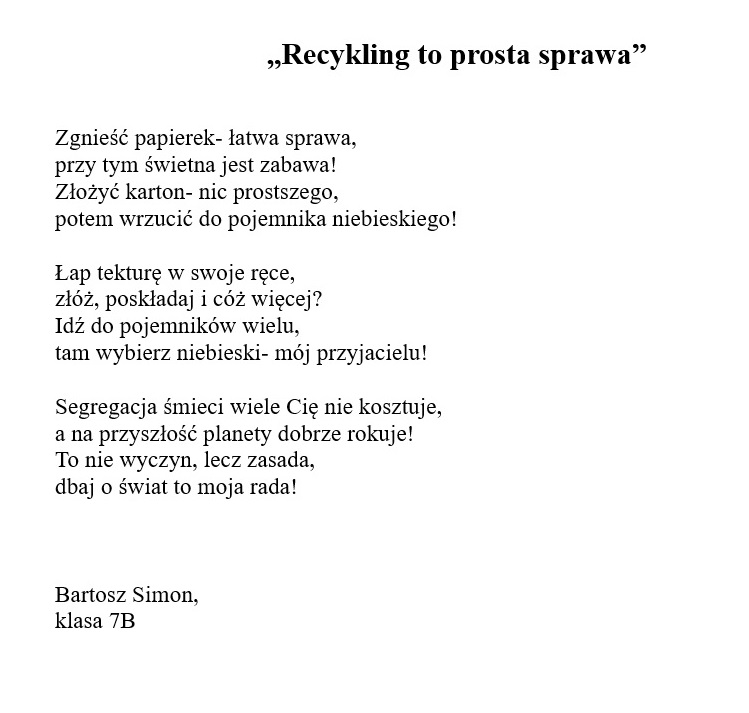 Bartosz Simon- rymowanka